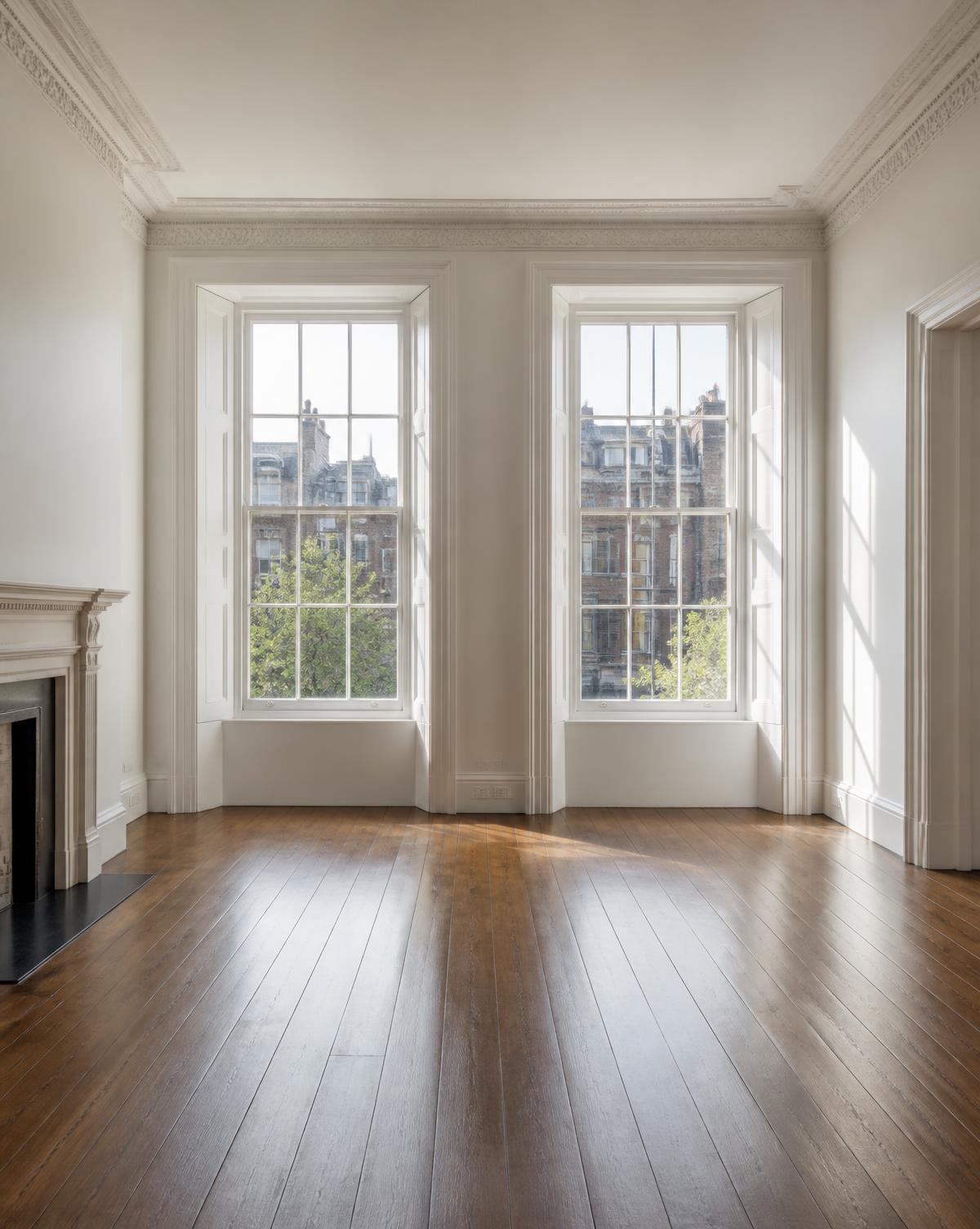 Empty London flat cleaned to end of tenancy standard